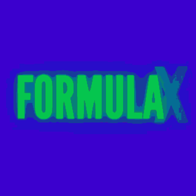 a yellow background with the word formulax in pink letters