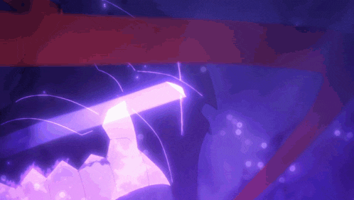 a purple light is shining through a purple background