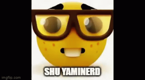 Shu Yamino Nerd GIF - Shu Yamino Nerd Nerd Emoji GIFs
