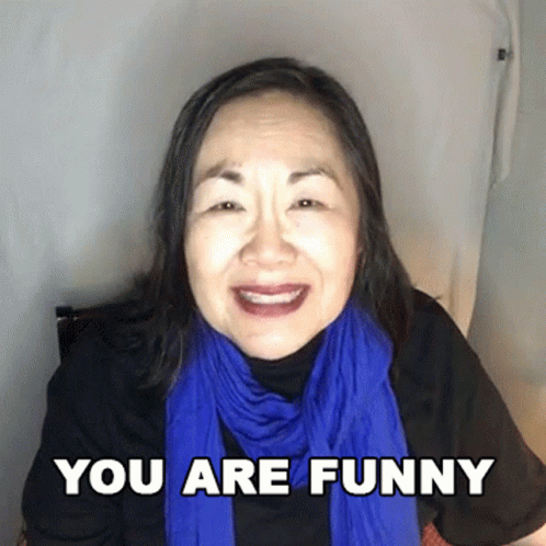 You Are Funny Emily Kuroda GIF - You Are Funny Emily Kuroda Cameo GIFs