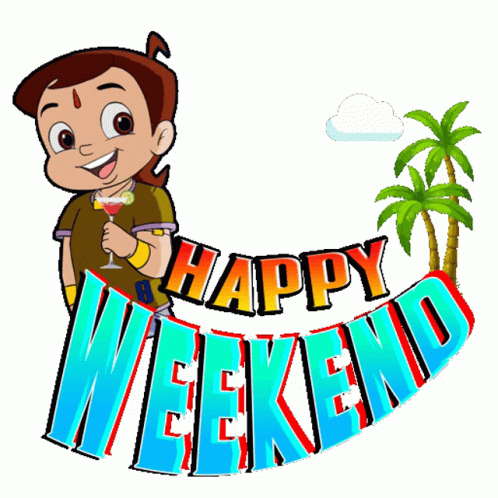 Happy Weekend Chhota Bheem GIF