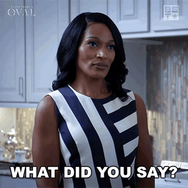 What Did You Say Victoria Franklin GIF - What Did You Say Victoria Franklin The Oval GIFs