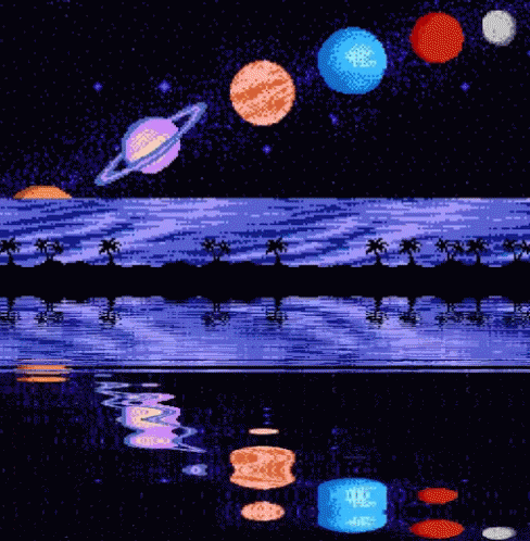 Space Night GIF - Space Night Reflection GIFs
