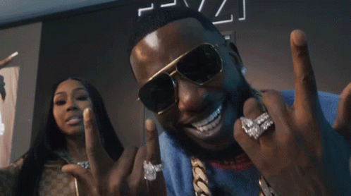Rock And Roll Gucci Mane GIF - Rock And Roll Gucci Mane First Impression Song GIFs