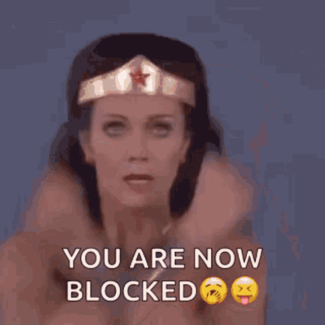 Wonder Woman Block GIF