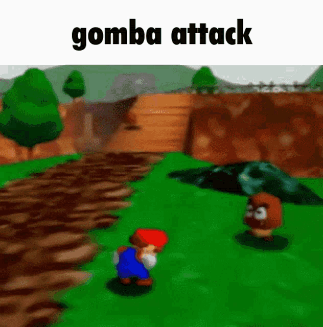 Gomba Jumpscare Gomba GIF - Gomba Jumpscare Gomba Attack GIFs