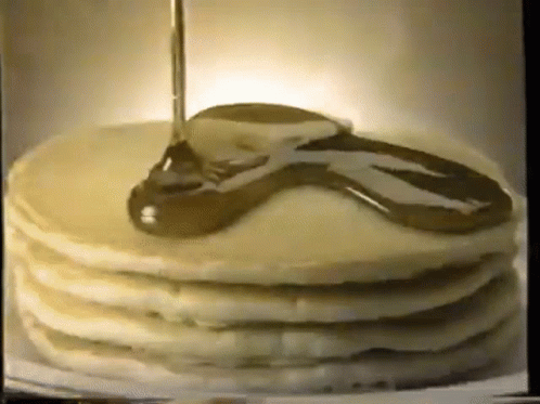 Pancakes 80s GIF
