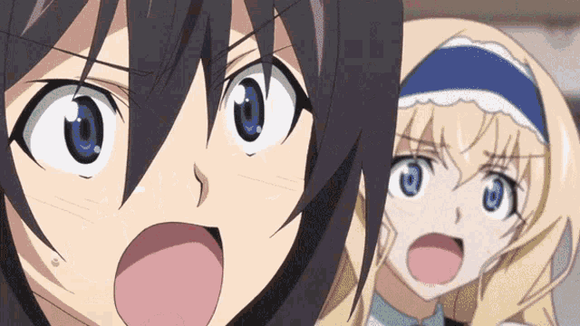 Anime Shock GIF - Anime Shock Stare GIFs