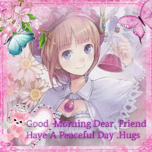 a greeting card that says good morning dear friend