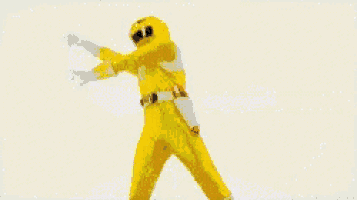 Powerranger Amarelo GIF