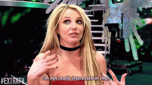 Not Interested GIF - Britney Spears No Thanks Not Interested GIFs