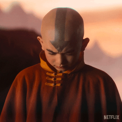 a man with a bald head and a netflix logo on the bottom
