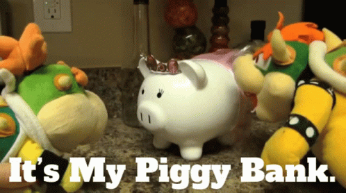 Sml Bowser GIF - Sml Bowser Its My Piggy Bank GIFs