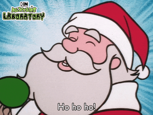 Ho Ho Ho Santa Claus GIF - Ho Ho Ho Santa Claus Dexter'S Laboratory GIFs