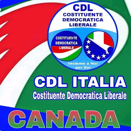 cdl italia costituente democratica liberale canada poster