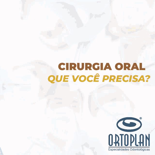 an advertisement for ortoplan especialidades odontológicas features a smiling woman