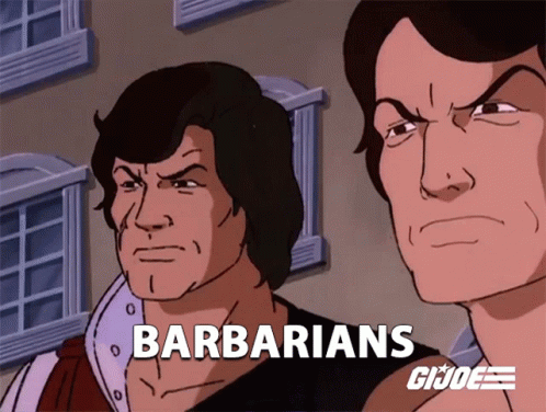 Barbarians Gi Joe GIF - Barbarians Gi Joe A Real American Hero GIFs