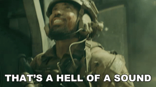 Thats A Hell Of A Sound Ray Perry GIF - Thats A Hell Of A Sound Ray Perry Seal Team GIFs