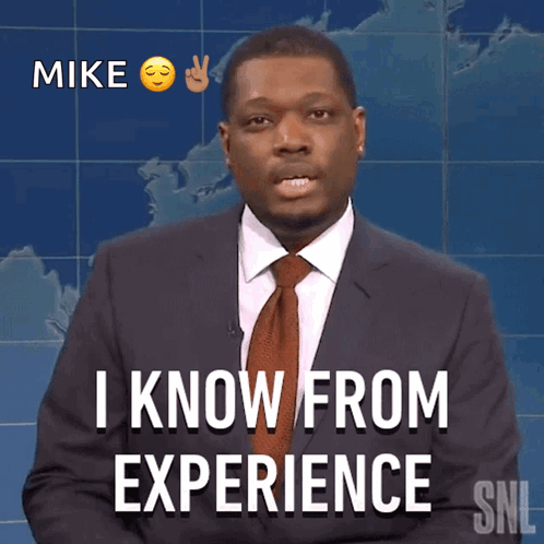 I Know From Experience Saturday Night Live GIF - I Know From Experience Saturday Night Live Weekend Update GIFs