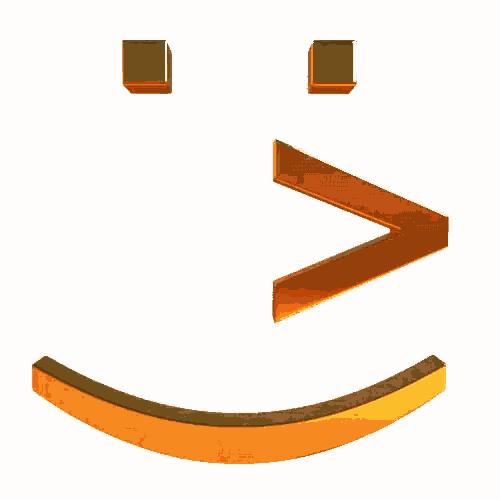a 3d rendering of a smiling face with the letter v visible