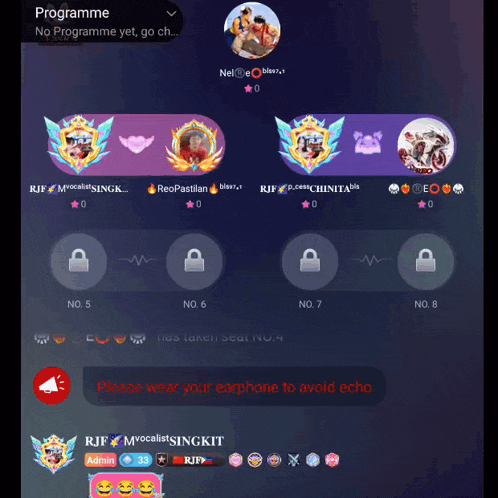 a screenshot of a video game with the words programme no programme yet