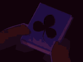 a book with a yellow clover on it