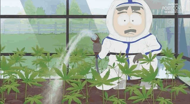 Plant Care Randy Marsh GIF - Plant Care Randy Marsh South Park GIFs