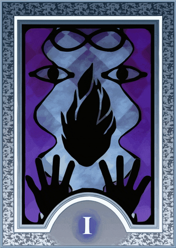 a tarot card with the number i on the bottom