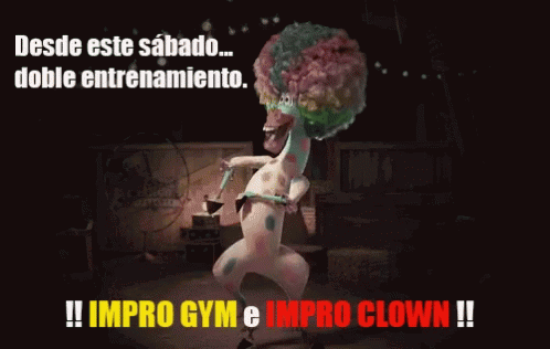 Impro Clown Dance GIF