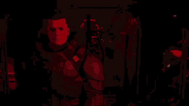 a man in a red suit with the letter s on it