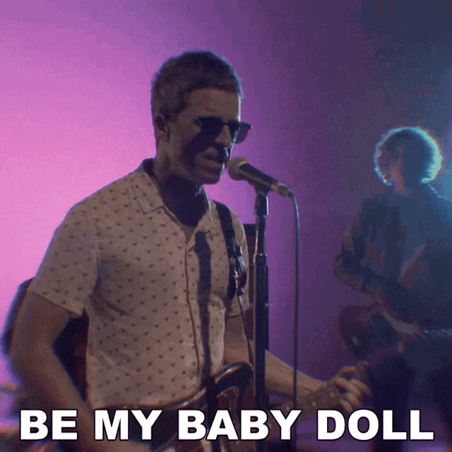Be My Baby Doll Noel Gallagher GIF - Be My Baby Doll Noel Gallagher Holy Mountain Song GIFs