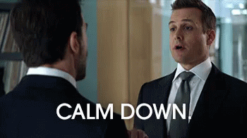 Calm Yourself GIF - Chill Out Calm Down Suits GIFs