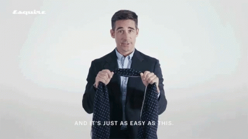 The Easiest Way To Pull This Off Scarf GIF - The Easiest Way To Pull This Off Scarf Teaching GIFs