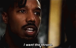 Erik Killmonger I Want The Throne GIF - Erik Killmonger I Want The Throne Black Panther GIFs
