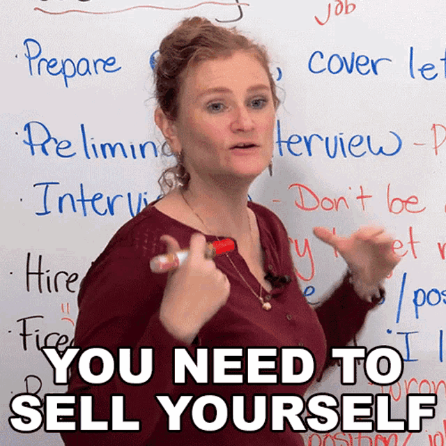 You Need To Sell Yourself Ronnie GIF - You Need To Sell Yourself Ronnie Engvid GIFs