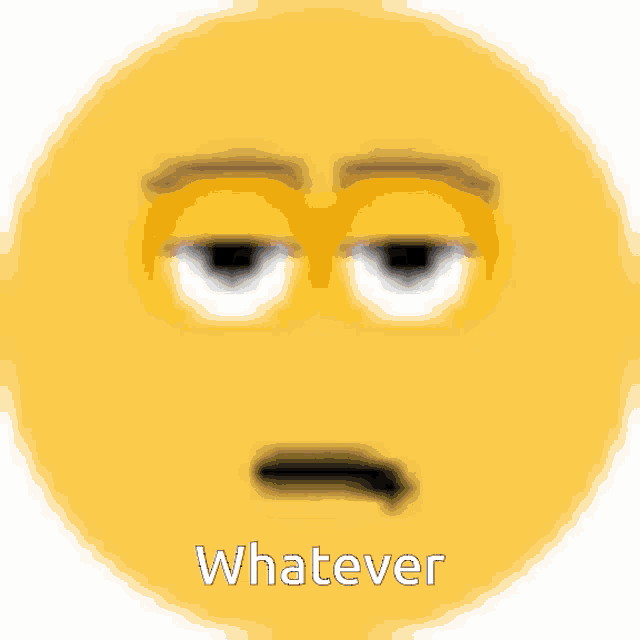 Whatever Emoticon GIF - Whatever Emoticon Eyeroll GIFs