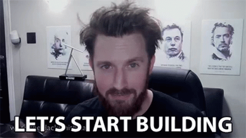 Lets Start Building Building GIF - Lets Start Building Building Builder GIFs