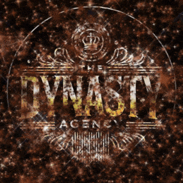 a logo for the dynasty agency surrounded by stars