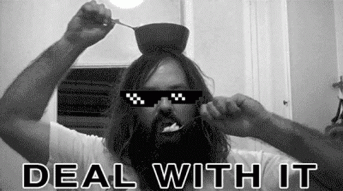 Chuck Mccarthy Deal With It GIF - Chuck Mccarthy Deal With It Cereal Bowl GIFs