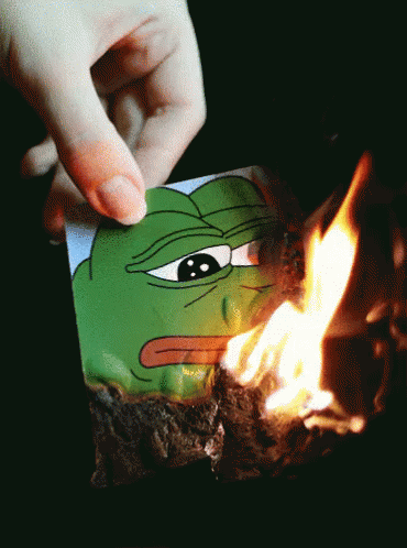 Picture To Burn GIF - Feelsbadman Sadfrog Picture GIFs