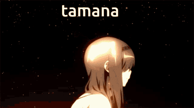 a cartoon drawing of a woman with the name tamana on the top