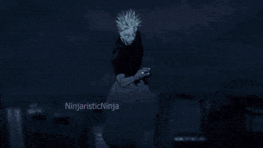 a red background with the words ninjaistic ninja on the bottom