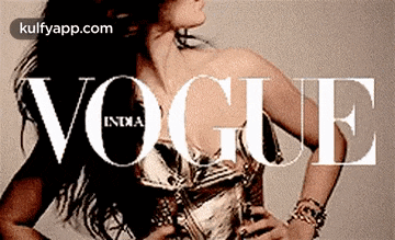 a woman is on the cover of vogue india magazine