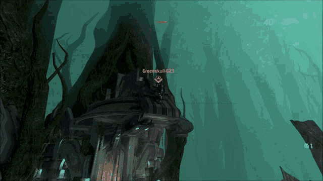 a screenshot of a video game with the name greenskull-673