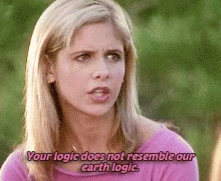 Buffy Sarah Michelle Gellar GIF - Buffy Sarah Michelle Gellar Earth Logic GIFs