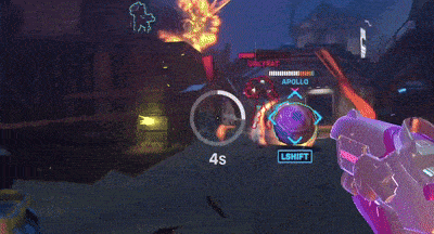 a screenshot of a video game with a player named lshift in the foreground