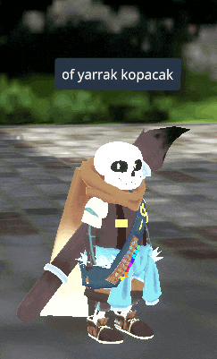 a cartoon character with a scarf around his neck and the words of yarrak kopacak above him