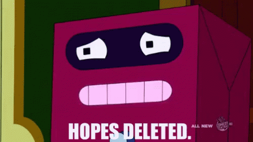 Hopes Deleted GIF - Futurama Sad Crying GIFs