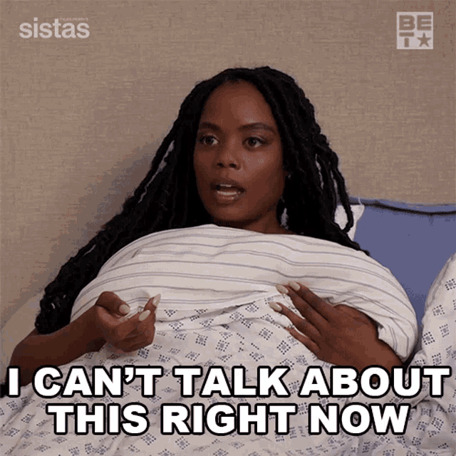 I Cant Talk About This Right Now Sabrina Hollins GIF - I Cant Talk About This Right Now Sabrina Hollins Sistas GIFs
