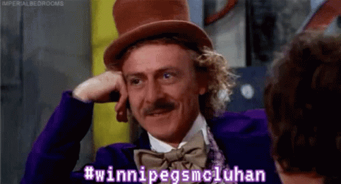 Mc Luhan Willy Wonka GIF - Mc Luhan Willy Wonka GIFs